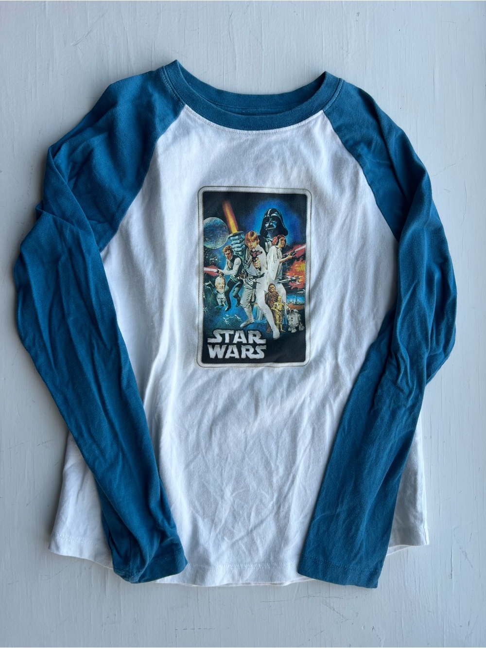 Janie and Jack Star Wars Raglan Long Sleeve T-Shirt, 7
